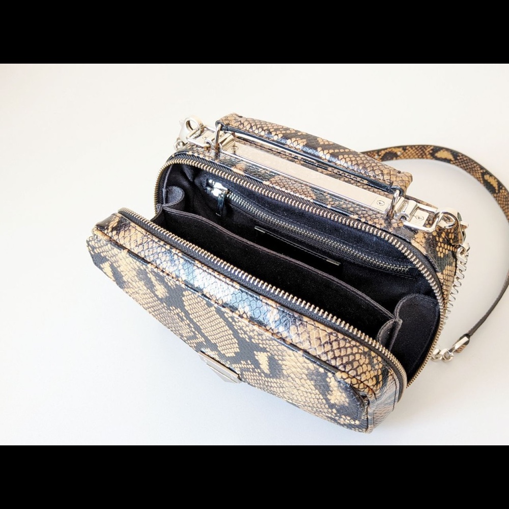 The Kooples Barbara Python-Effect Leather Bag - image 6